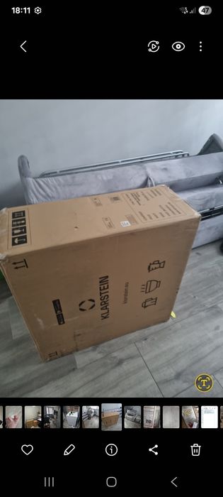 Kominek elektryczny z wbudowanym termostatem i pilotem rozmiar XL