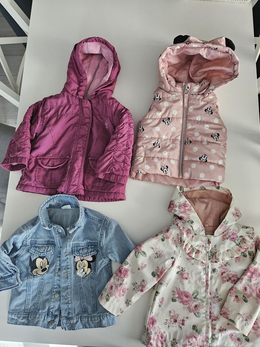 Kurtki katana kamizelka rozm. 74 dla dziewczynki