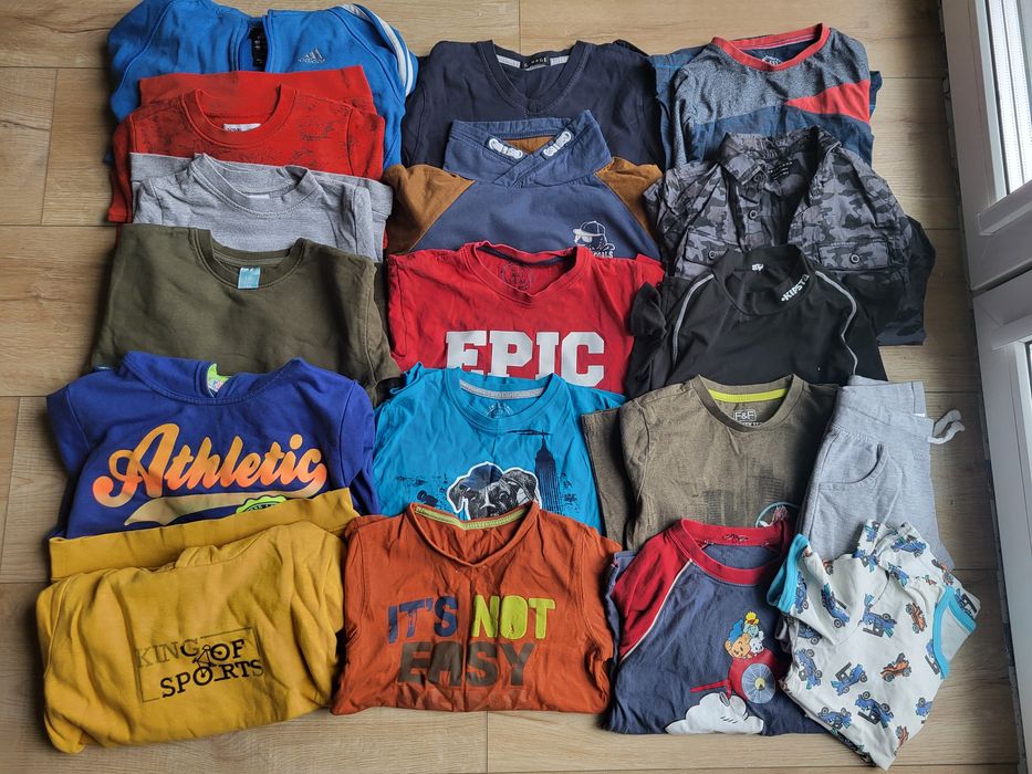 Paka ubrań chłopiec 128/ 134