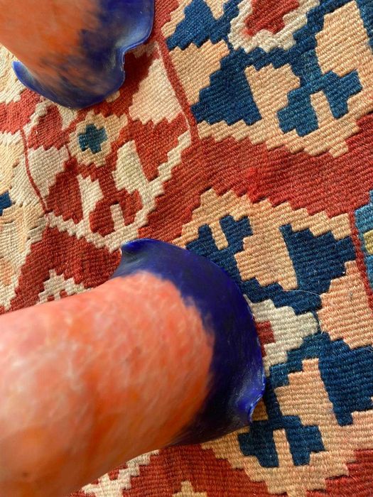 Candeeiro Arte Nova em ferro forjado – peça de antiquário