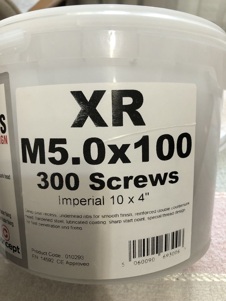 Шурупи по дереву XR M5 x 100.  300 шт