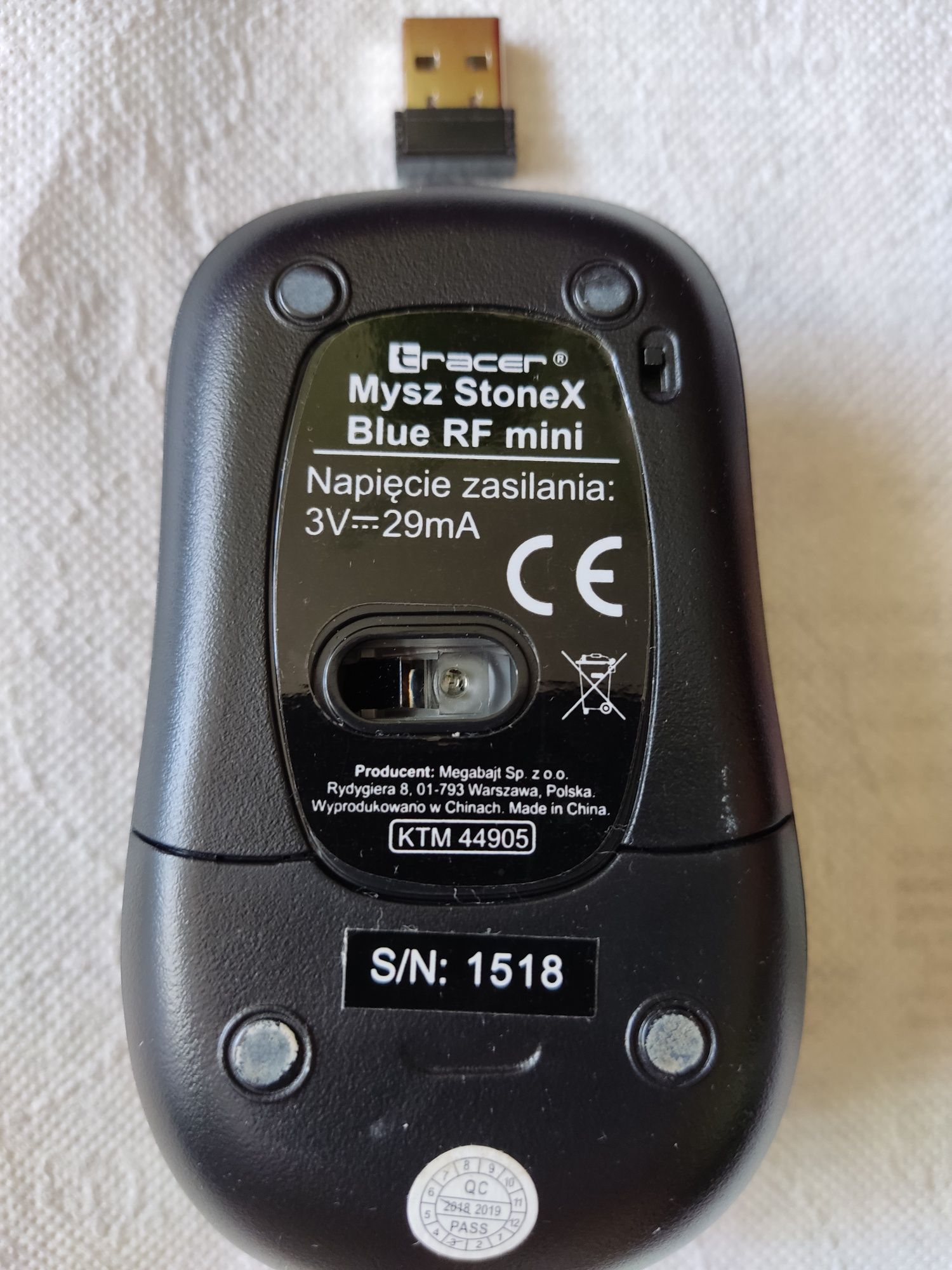Mysz Tracer Stonex Blue RF NANO