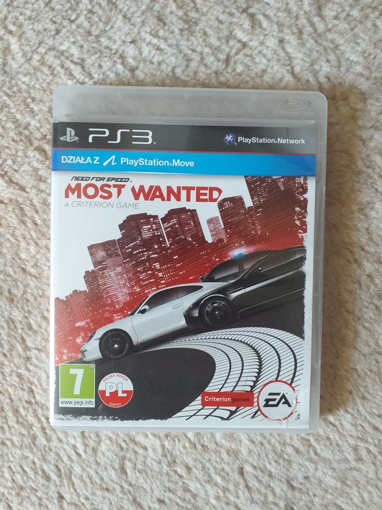 Need for Speed Most Wanted PL PS3 po polsku