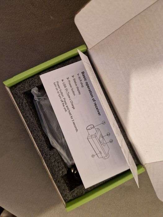 Conector sem fio de Microfones