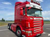 SCANIA R500, V8 , 6X2 ,Pusher , Stare Tacho Highline , bardzo ładna ,