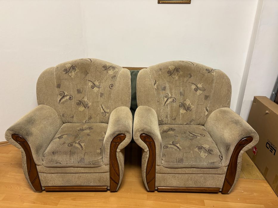 Oddam dwa fotele za darmo – odbiór osobisty, centrum Poznania