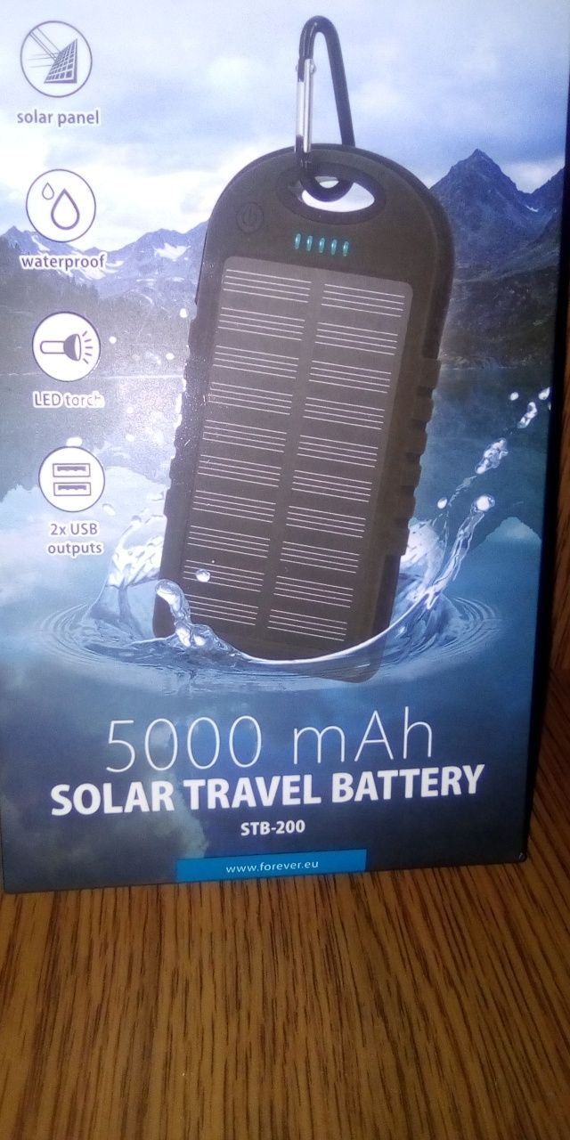 Повербанк solar travel battery STB-200