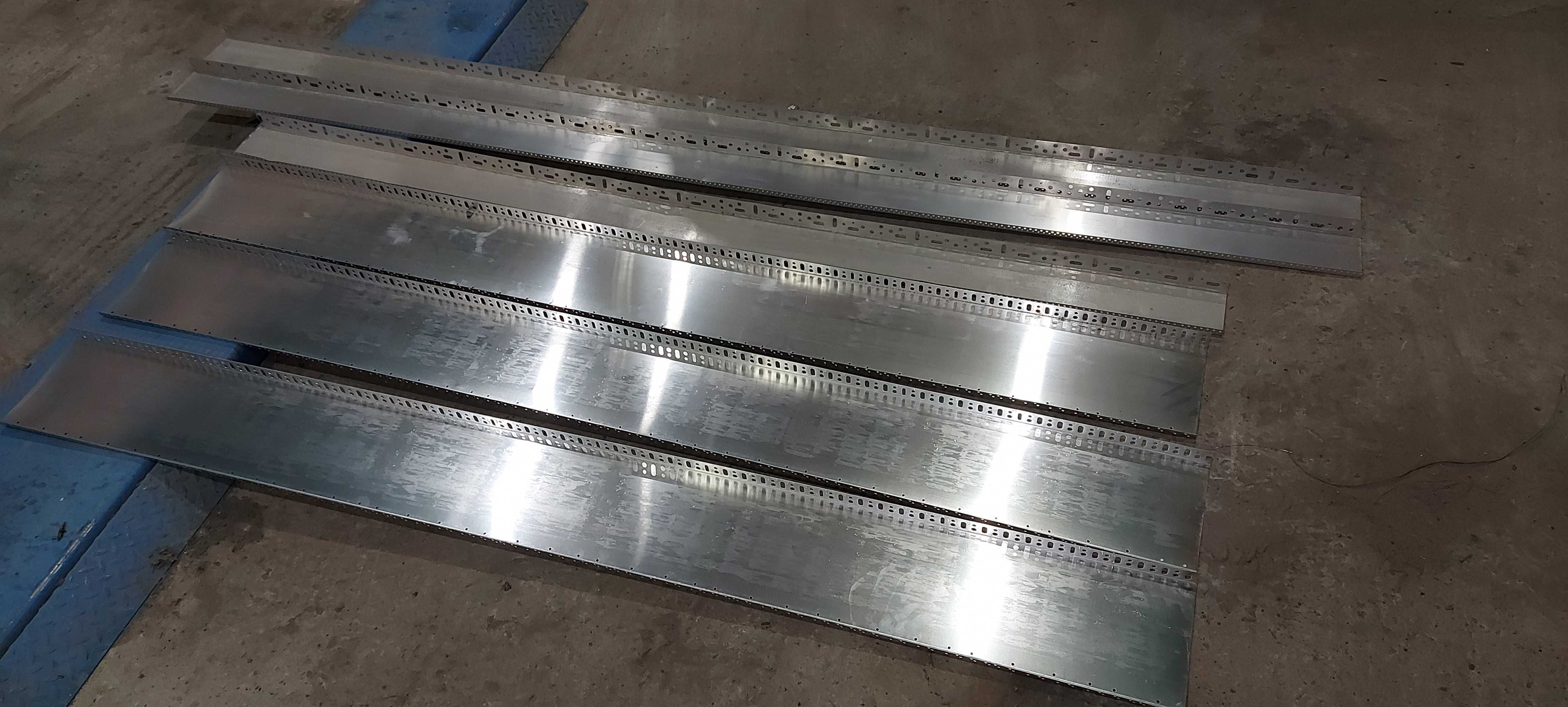 Listwa startowa aluminiowa, profil cokołowy 10 i 20 cm