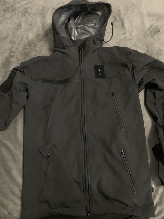 Чорна тактична куртка м-так