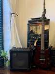 Guitarra eletrica acepro + amplificador roland