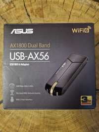 Asus USB-AX56 Wi-Fi 6 Adapter Dual band AX1800 + USB 3 кабель 1.5 м