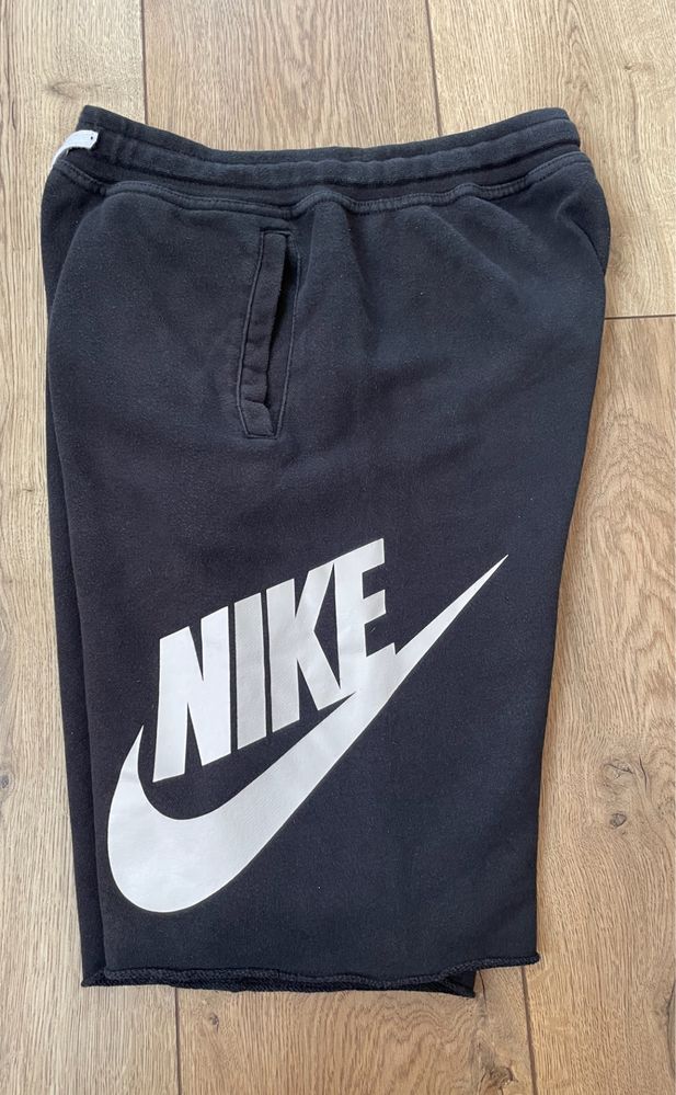 Шорти nike big swoosh котонові чорні big logo