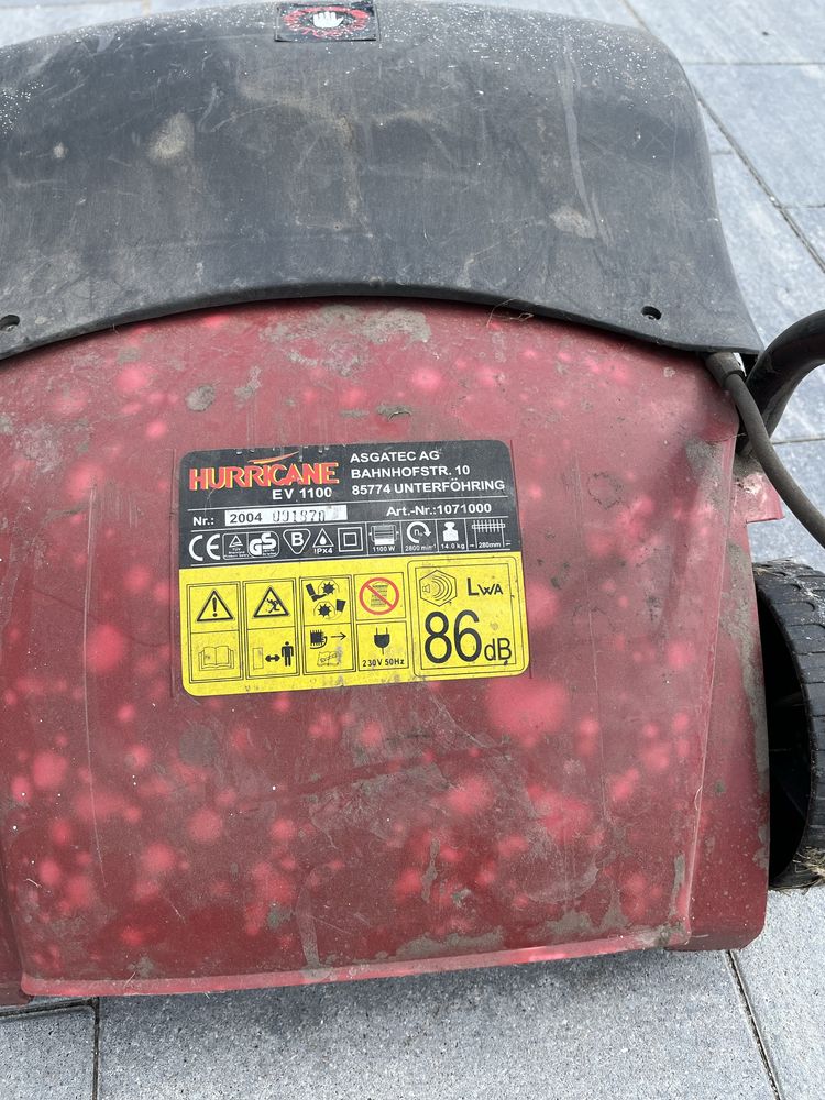 Areator wertykulator elektryczny