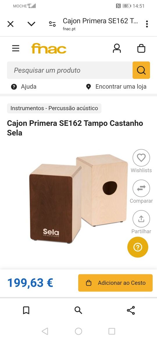 cajon sela primera se162 castanho