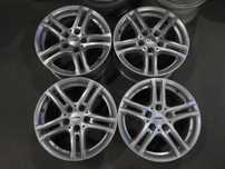 4xAlu 16'' 7,5J 5x112 et37 Firmy Rial Germany piasta 66,6mm Stan BDB+