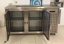 2 Bancadas Inox refrigeradas com banho maria, como NOVAS
