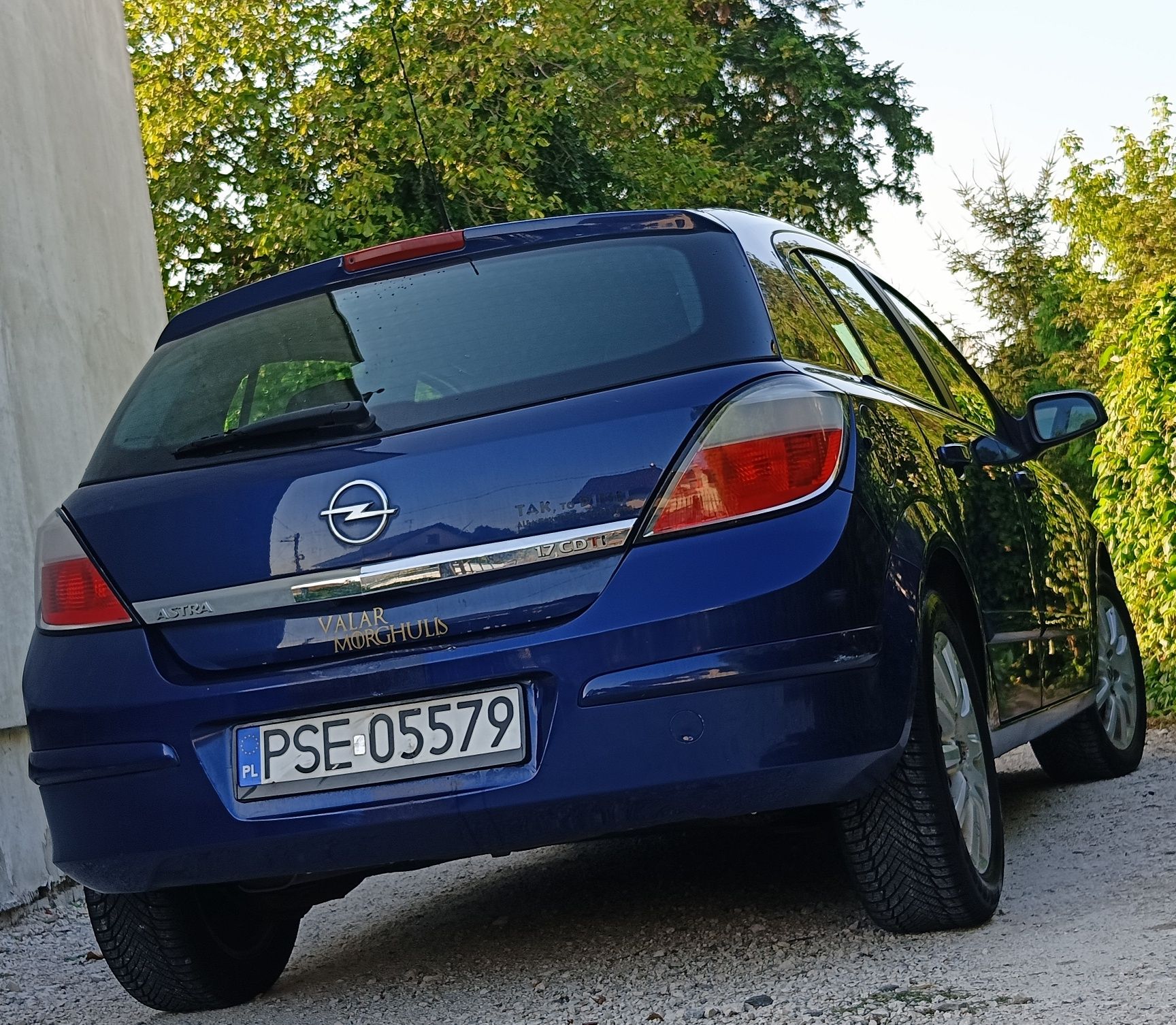 Opel Astra H. 1.7 CDTI. 101hp. 2005r. HB. Ważne Opłaty. Sprawna.