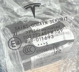 Стекло двери переднее левое правое двойное Tesla model Y новое