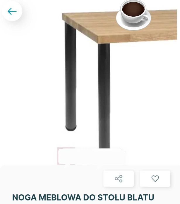 Nogi regulowane do biurka