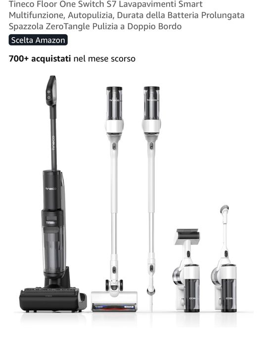 пилосос Tineco Floor One Switch S7 портативний пилосос ручни