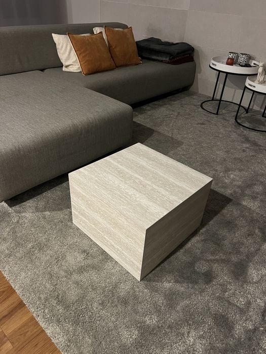 Mesa de centro imitaçao travertino