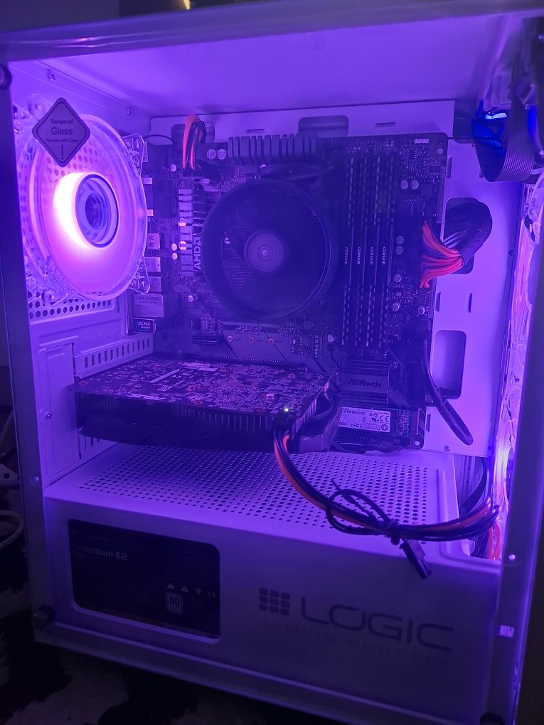 Komputer gamingowy Ryzen 5 NVIDIA GTX 1060 16GB RAM SSD RGB