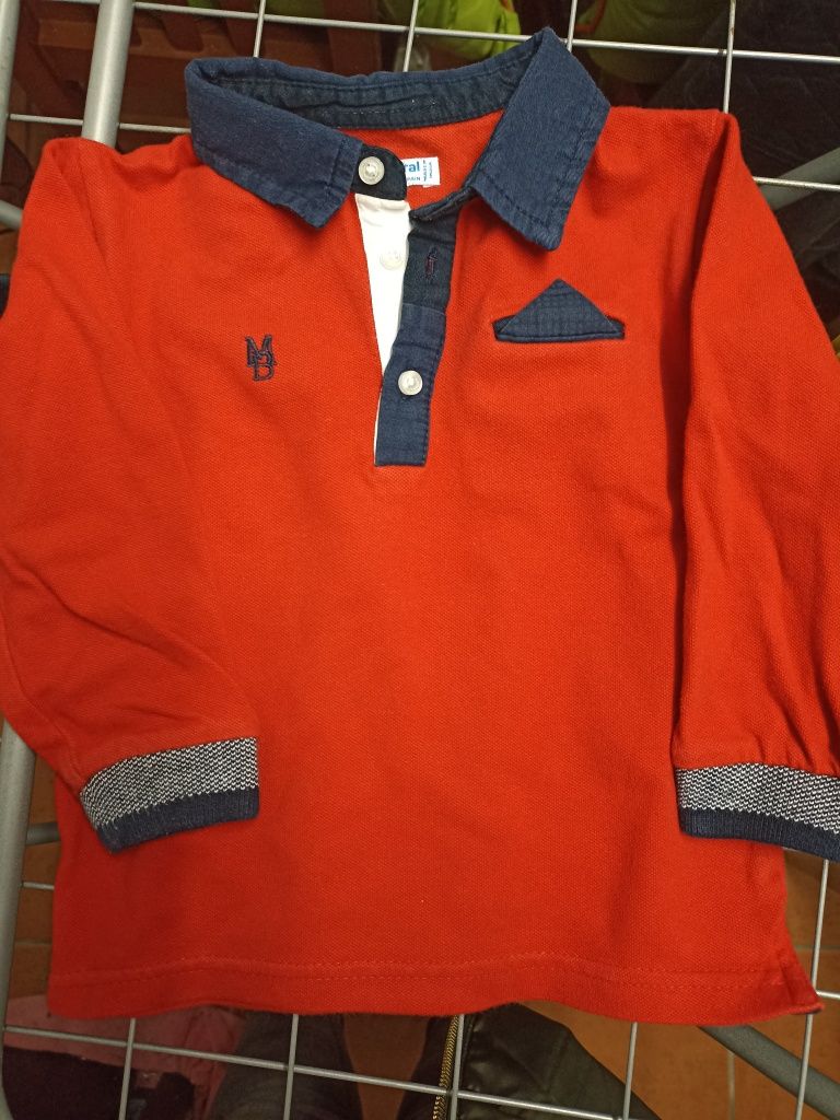 Polo Mayoral 18m/ Sweats 12-18m cardadas