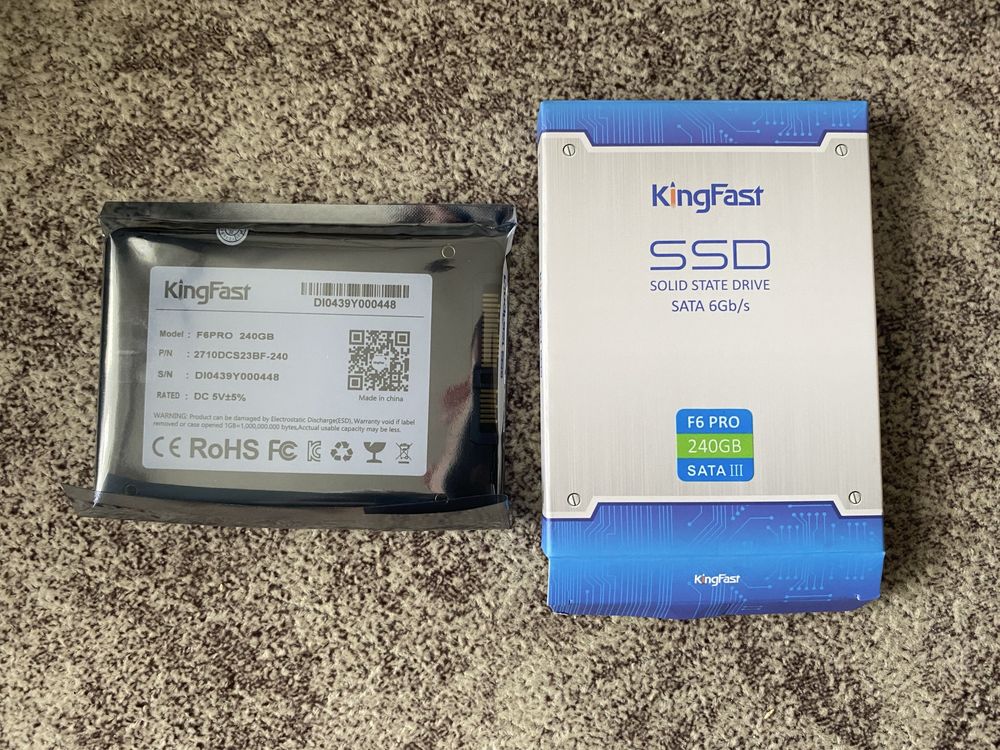 SSD на 240 GB новый