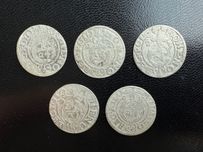 Zestaw półtoraków Zygmunta III Wazy 1621 do 1625 stare monety !