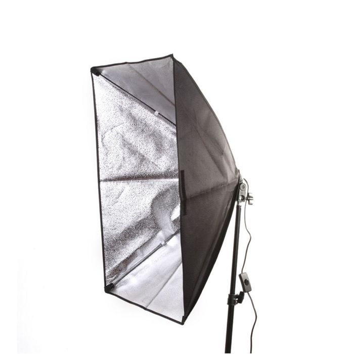 Комплект- Софтбокс Visico EB-070 50х70см, стійка та лампа
