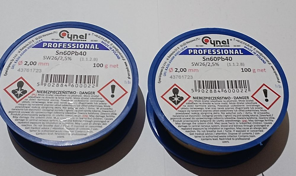 припой с флюсом Cynel  100г 2мм