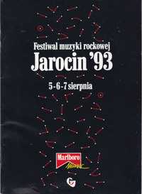 Jarocin Festiwal Folder informator rok 1993 nowy