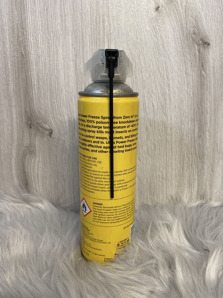 Spray zamrażający na owady