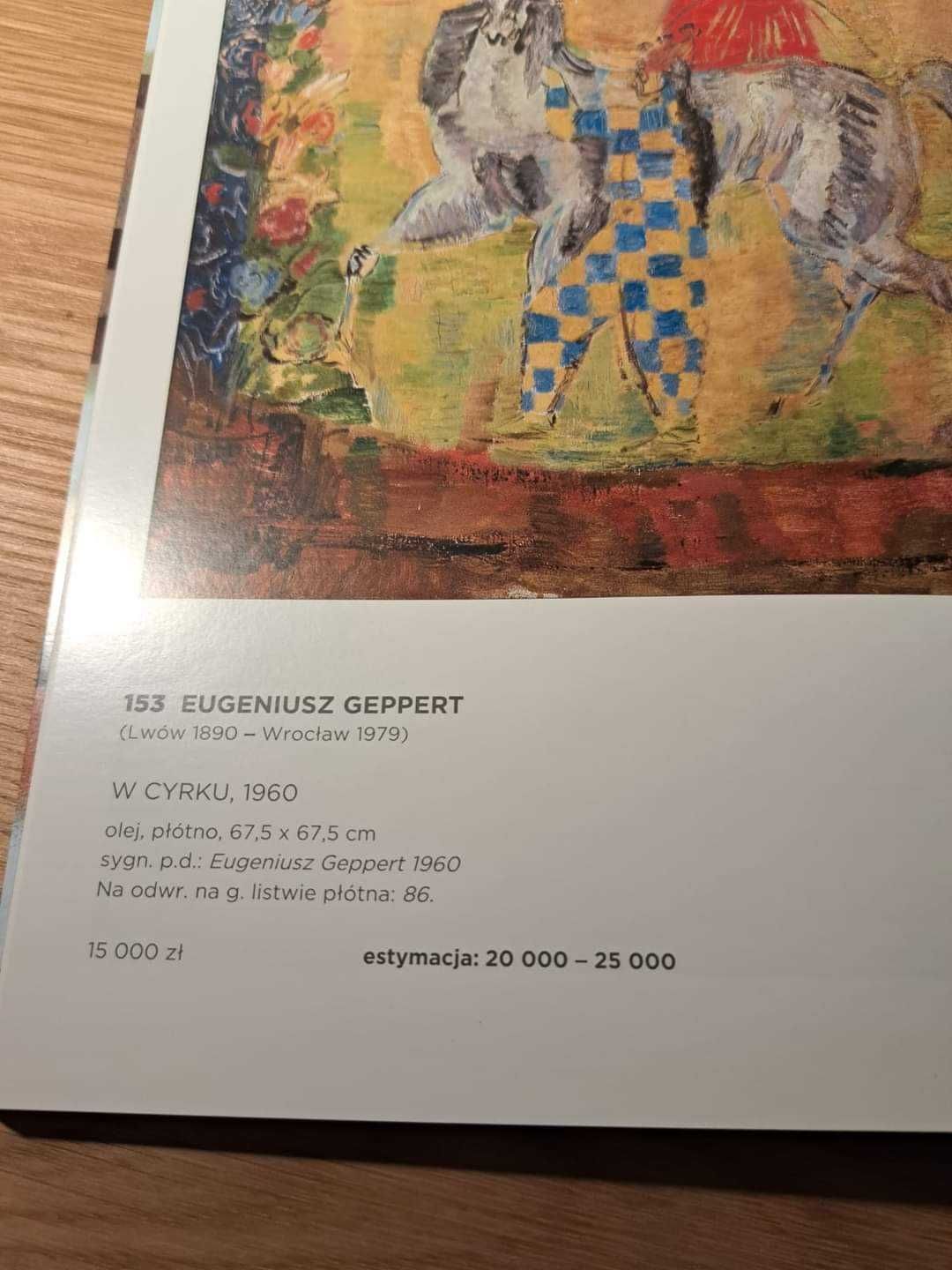 Eugeniusz Geppert "W cyrku" , 1960