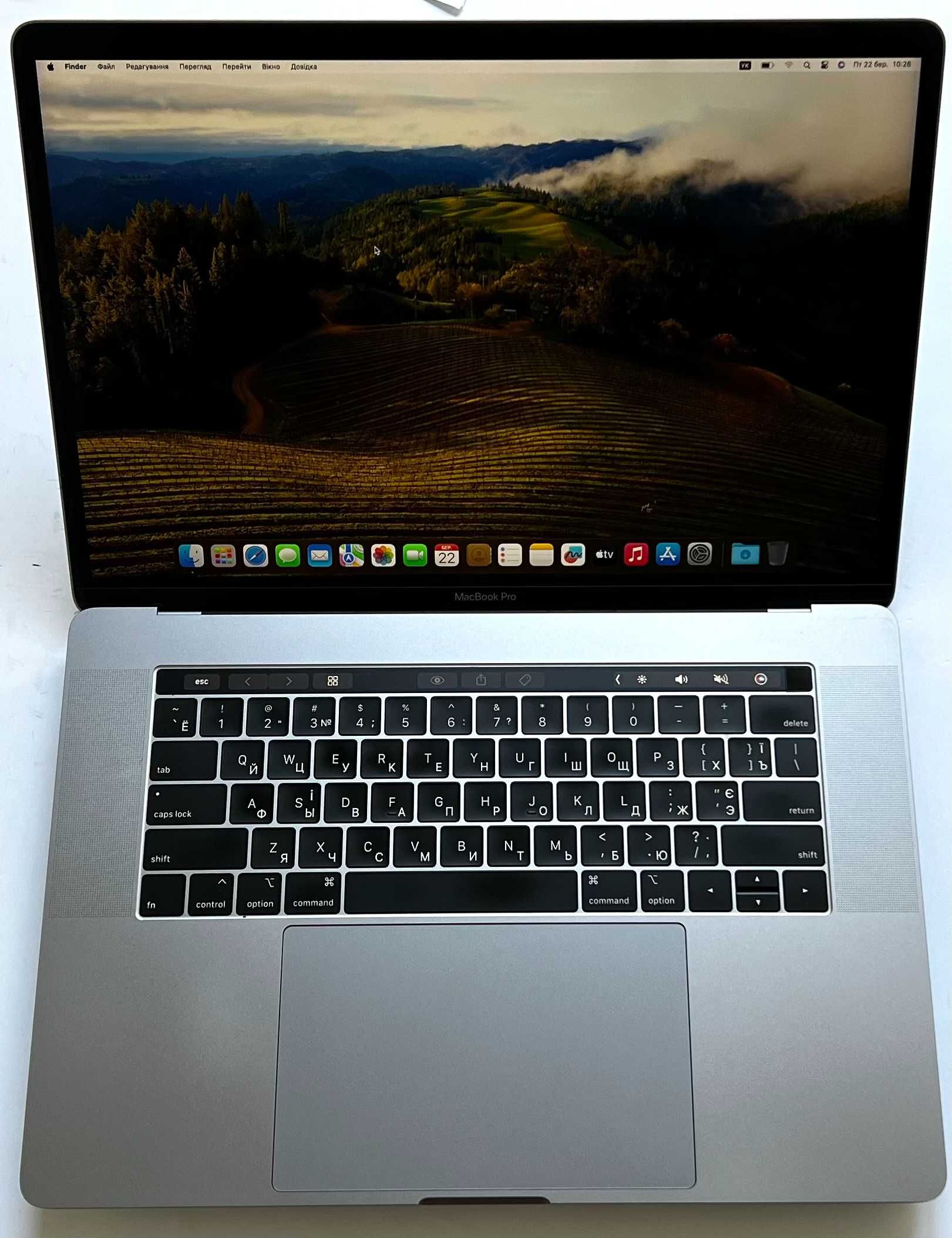 MacBook Pro A1990, i7-8750H, Ram 16Gb, SSD 512Gb