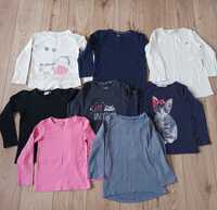 Zara,H&M,Reserved zestaw bluzki 98