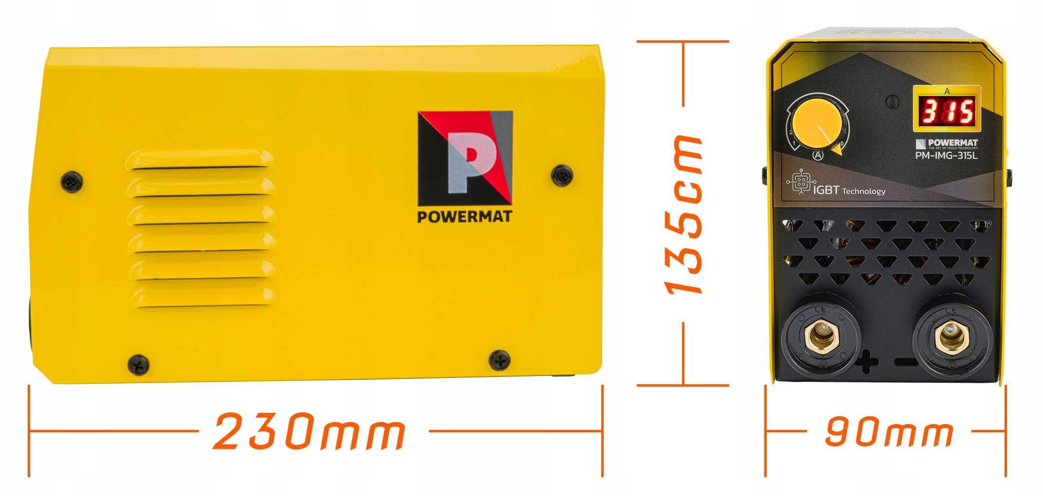 Spawarka inwertorowa inwerterowa lcd mma 315a igbt PM-IMG-315L