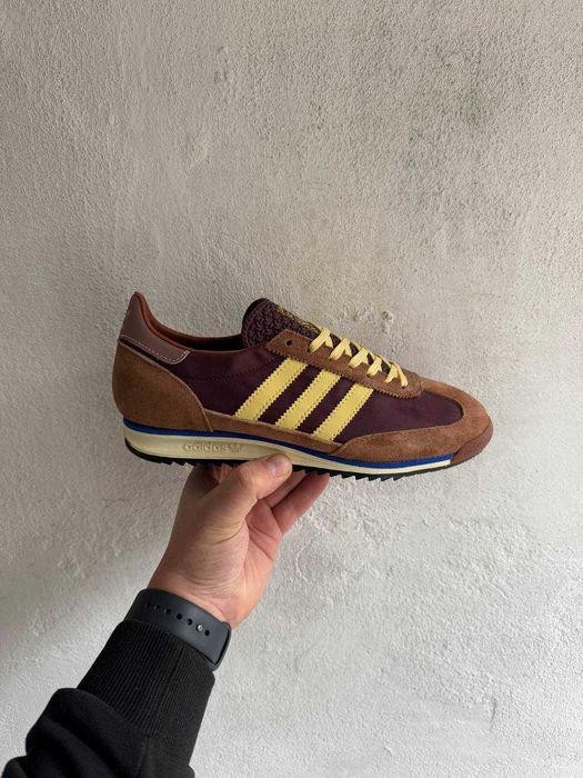 Кросівки Adidas SL 72 Brown Ellow / кроси Адідас СЛ 72 коричневі