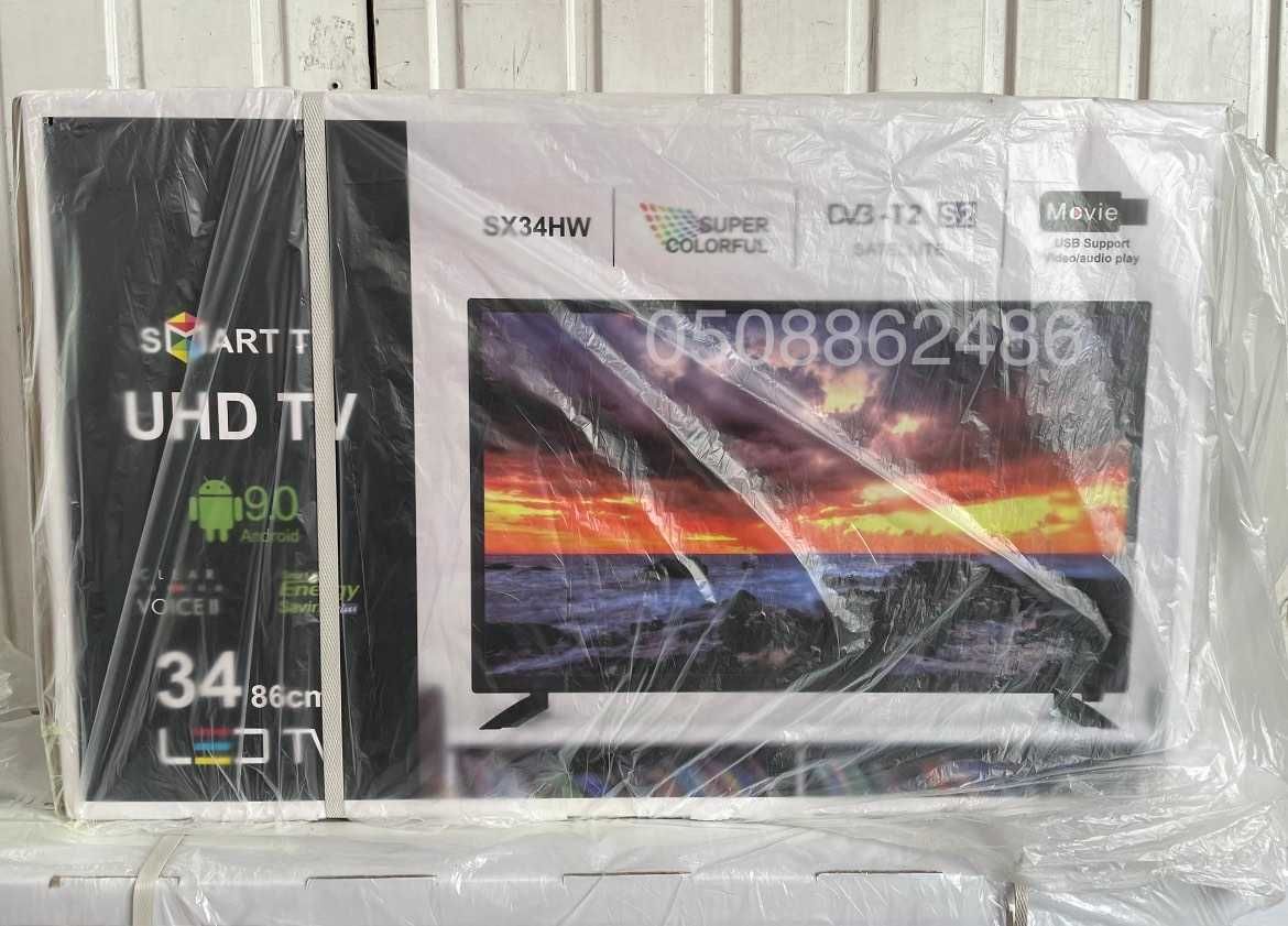 Новий! Телевізор Samsung 32/34 дюйм Самсунг СмартТв T2 Led 4К+Гарантія