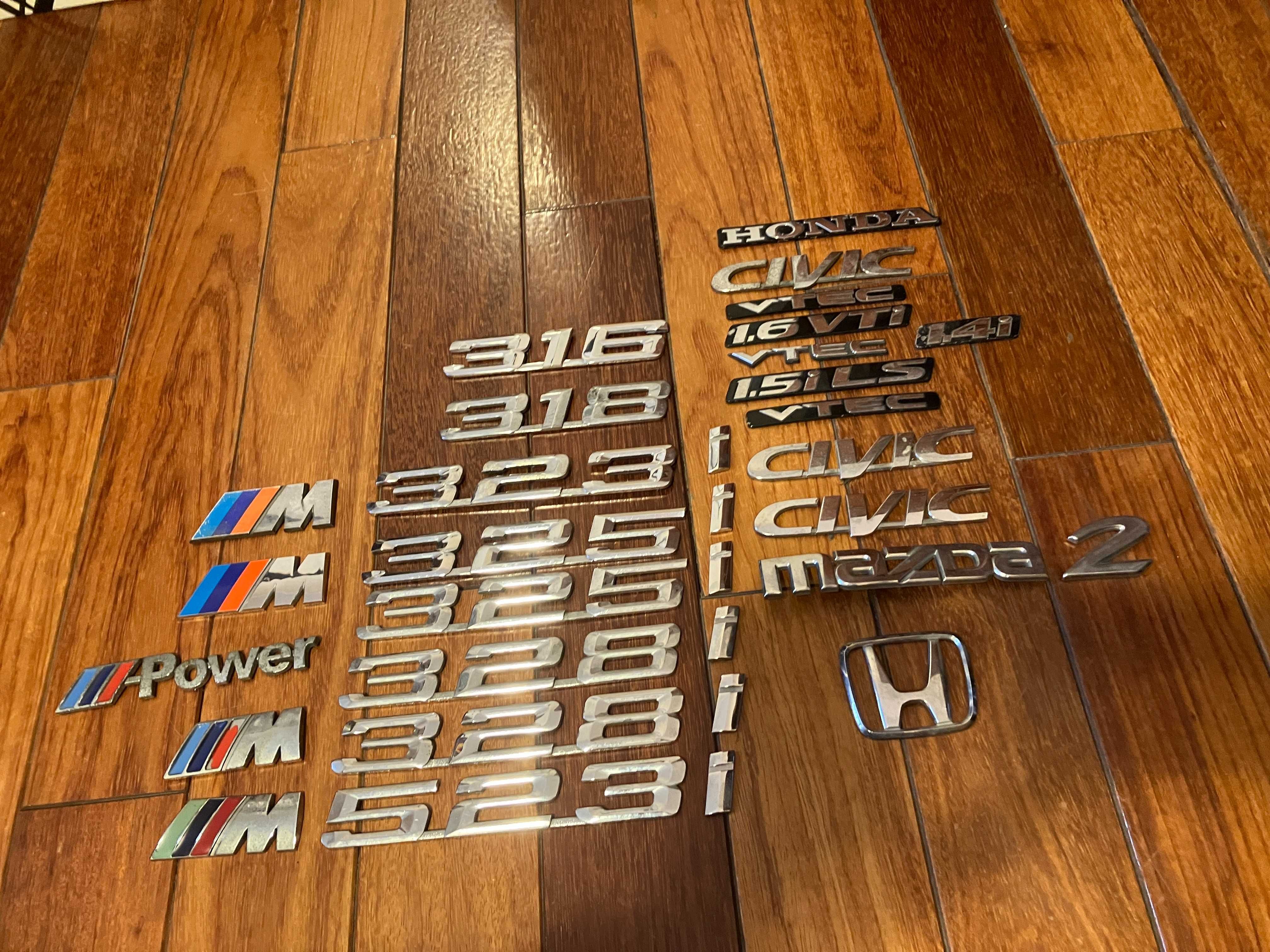 Emblemat oznaczenie BMW 328 e36 323 Honda 316 Civic e39 VTEC VTI 318