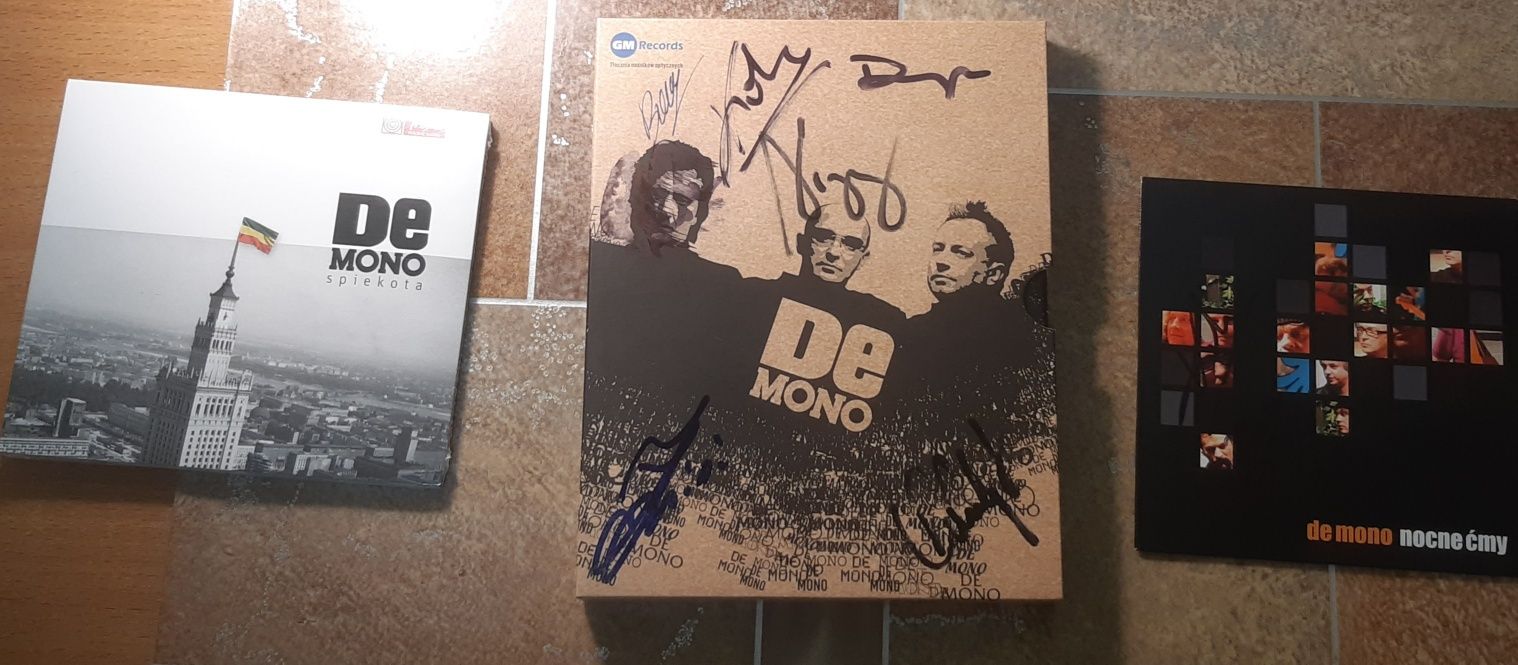 De Mono DVD z autografami + dwie płyty