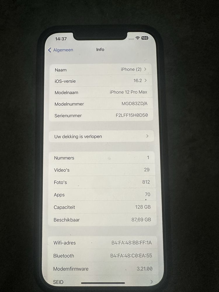Iphone 12 pro Max