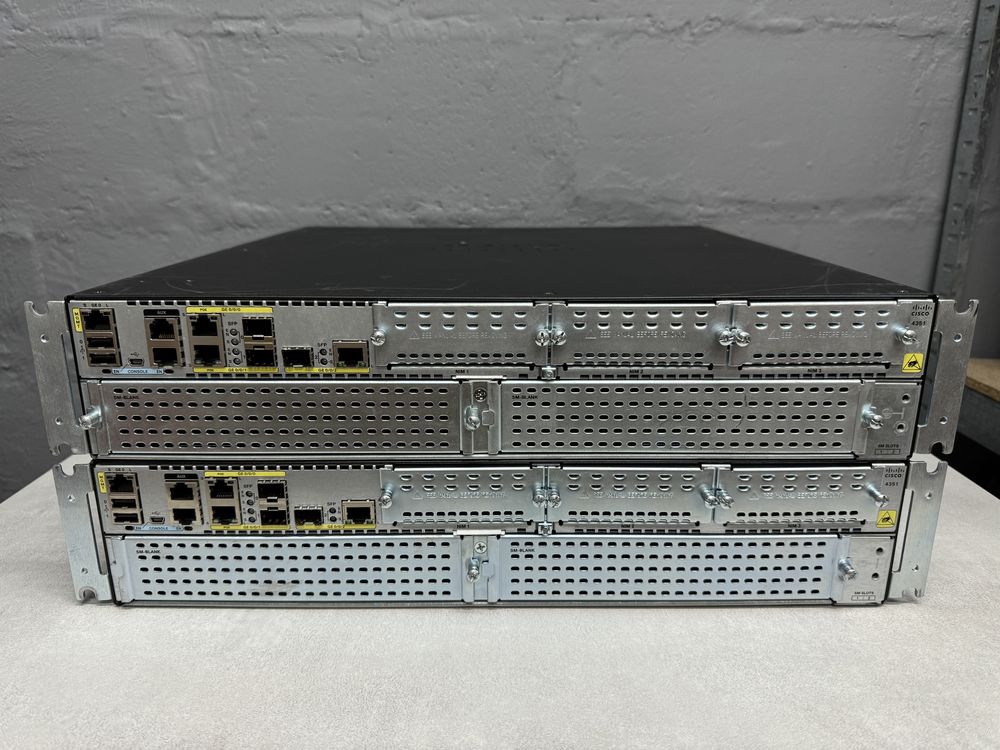 Маршрутизаторы Cisco ISR4351/K9(лицензии- Permanent) безнал/гарантия