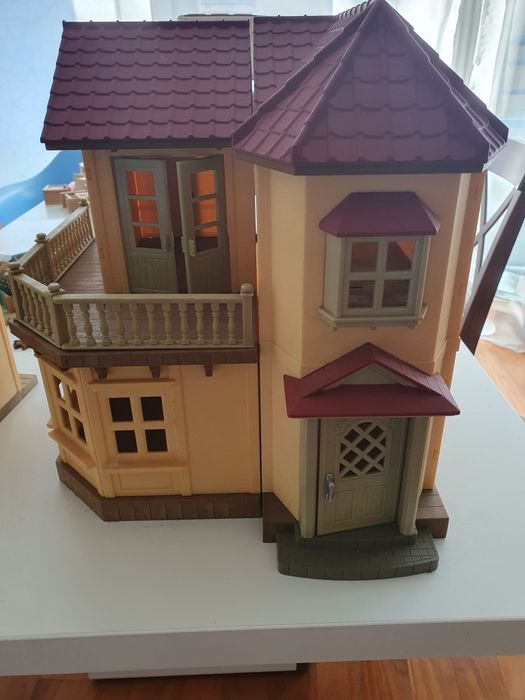 Sylvanian Families dwa domki i meble