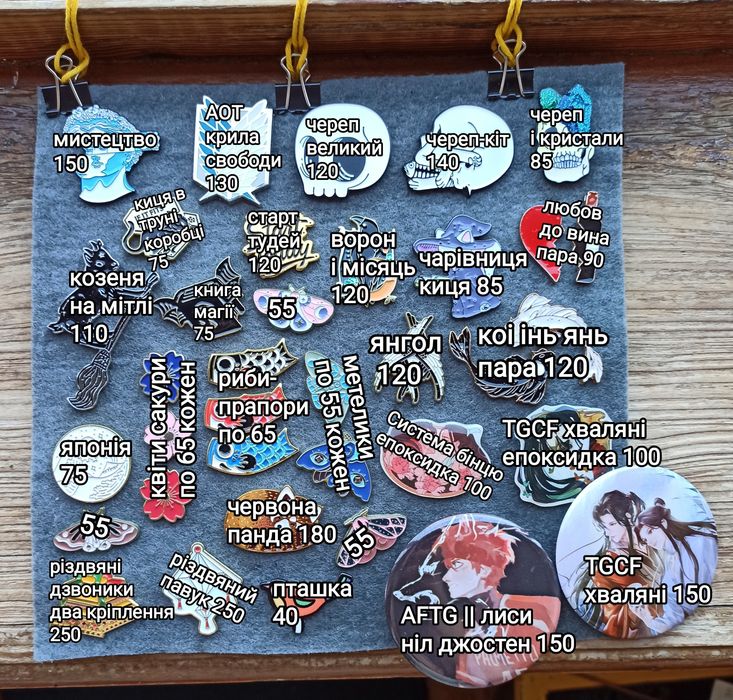 Піни металеві, значки, різні, Все заради гри, Благословення небесного