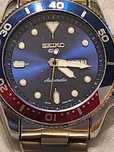 Seiko Automático  mostrador azul