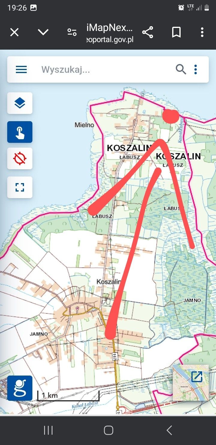 Działka Ziemia Koszalin Łabusz