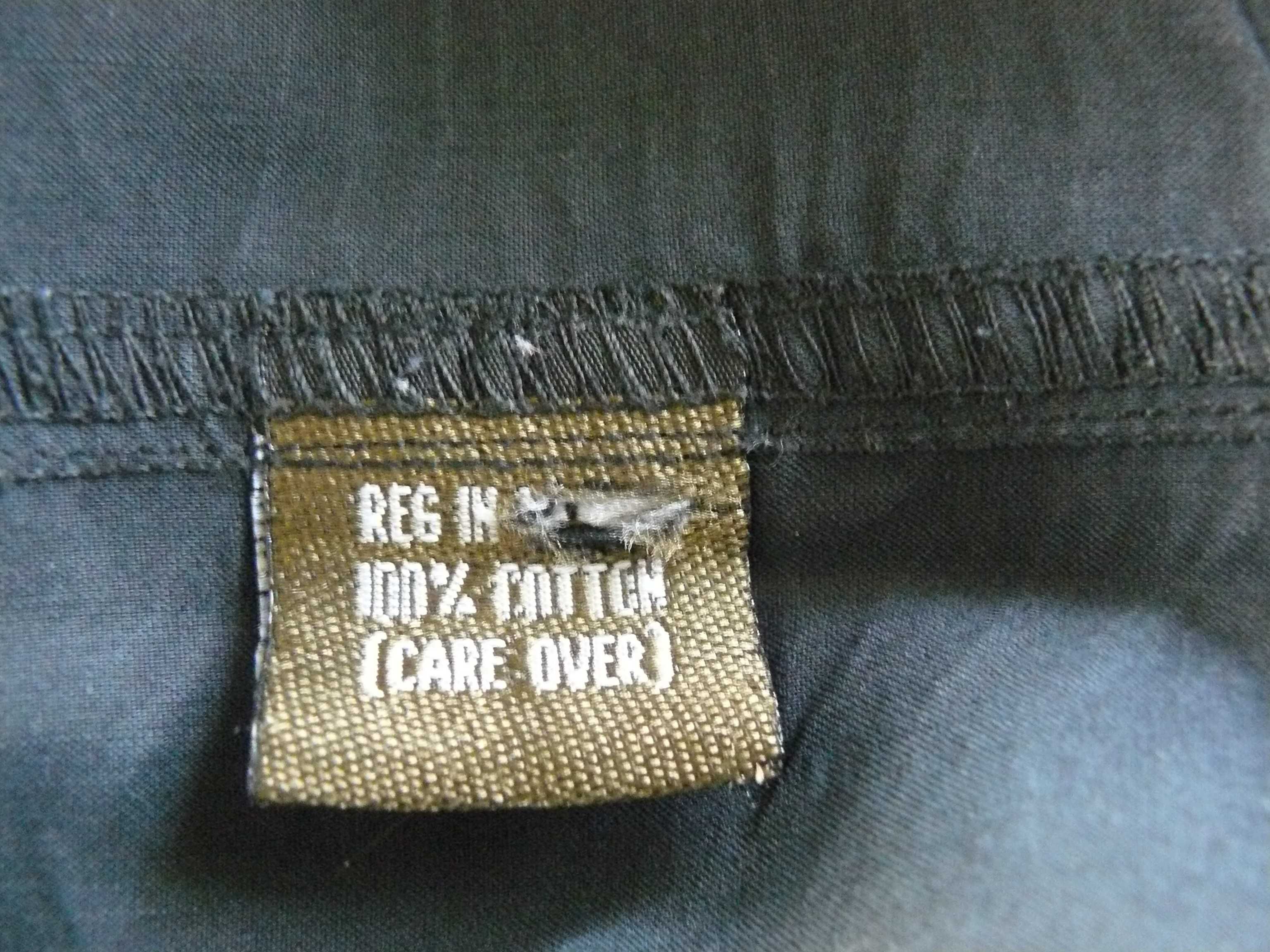 Męska koszula czarna/ grafitowa Calvin Klein L XL pachy 126 cm długi r