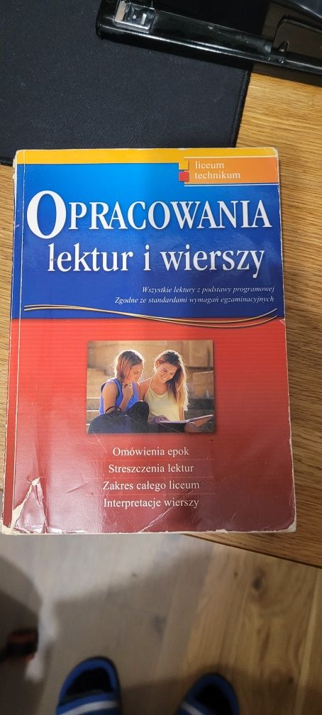 Opracowania lektur i wierszy Matura