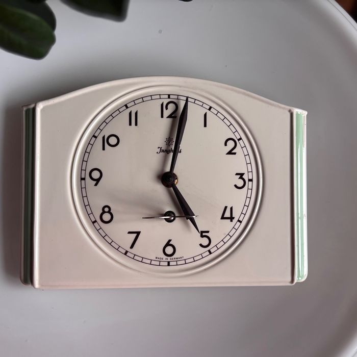 Zegar ceramiczny Junghans nakręcany ceramiczny vintage